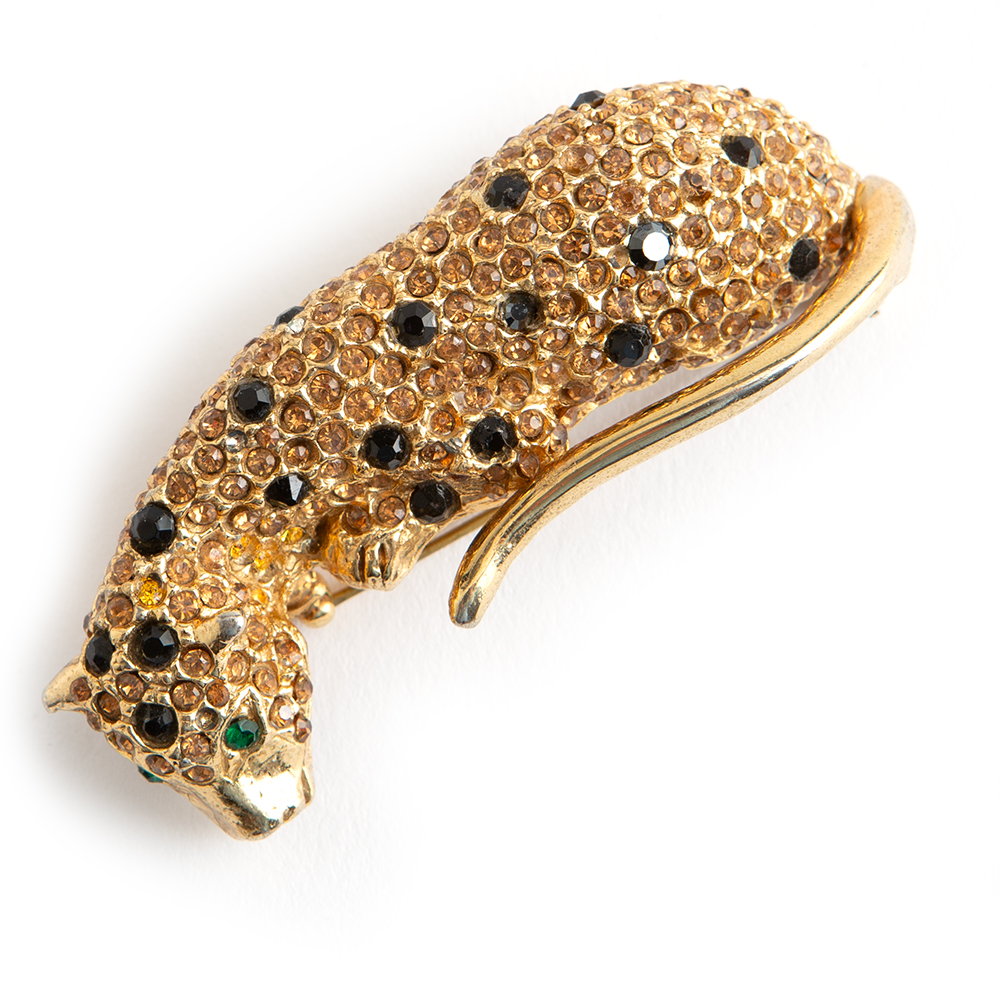 IMG_0108 Kenneth Jay Lane Panth brooch - Image 1