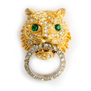Kenneth Jay Lane Tigh brooch