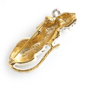 Kenneth Jay Lane Off brooch - Image 3