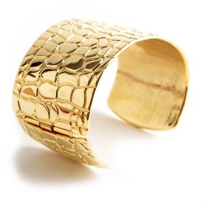 Kenneth Jay Lane Croco bracelet - Image 3