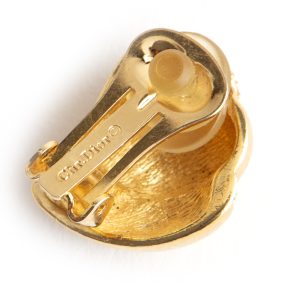 Christian Dior Lavender earclips - Image 3