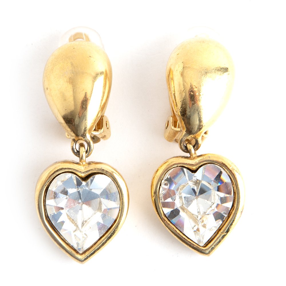 IMG_0630 Givenchy Heart earrings - Image 1