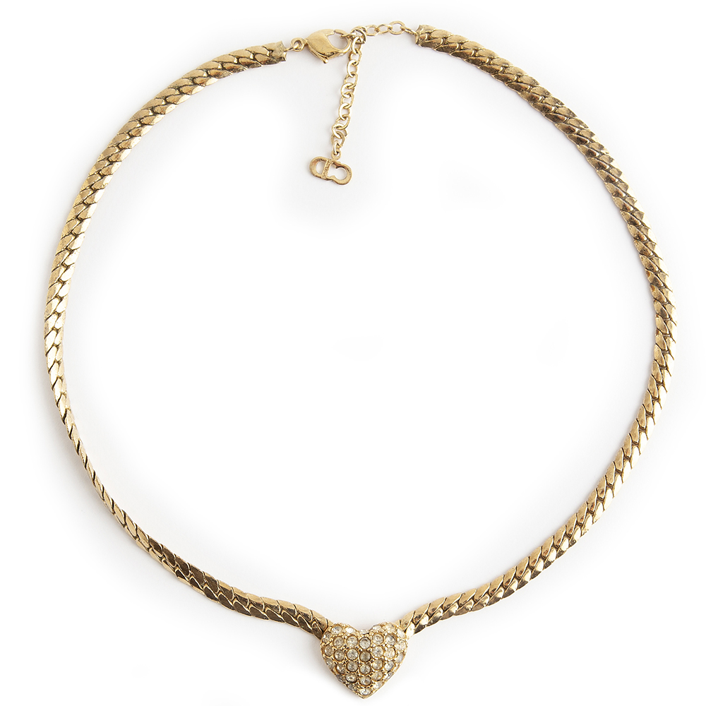 IMG_8405 Christian Dior Heart necklace - Image 1