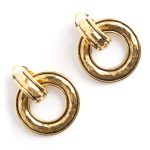 Chanel Doorknocker earrings