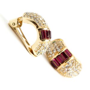 Christian Dior Baq clip on earrings - Image 3